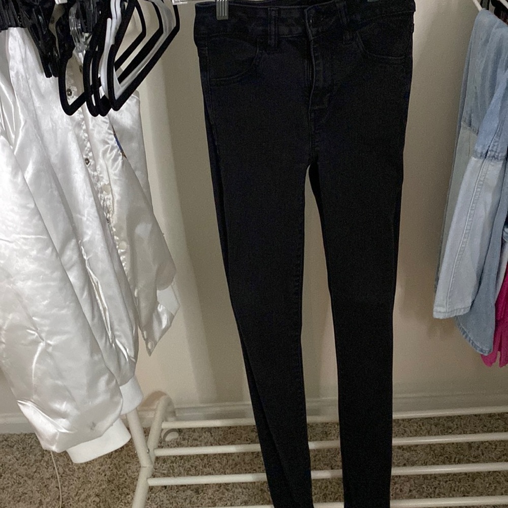 black, american eagle, skinny jeans